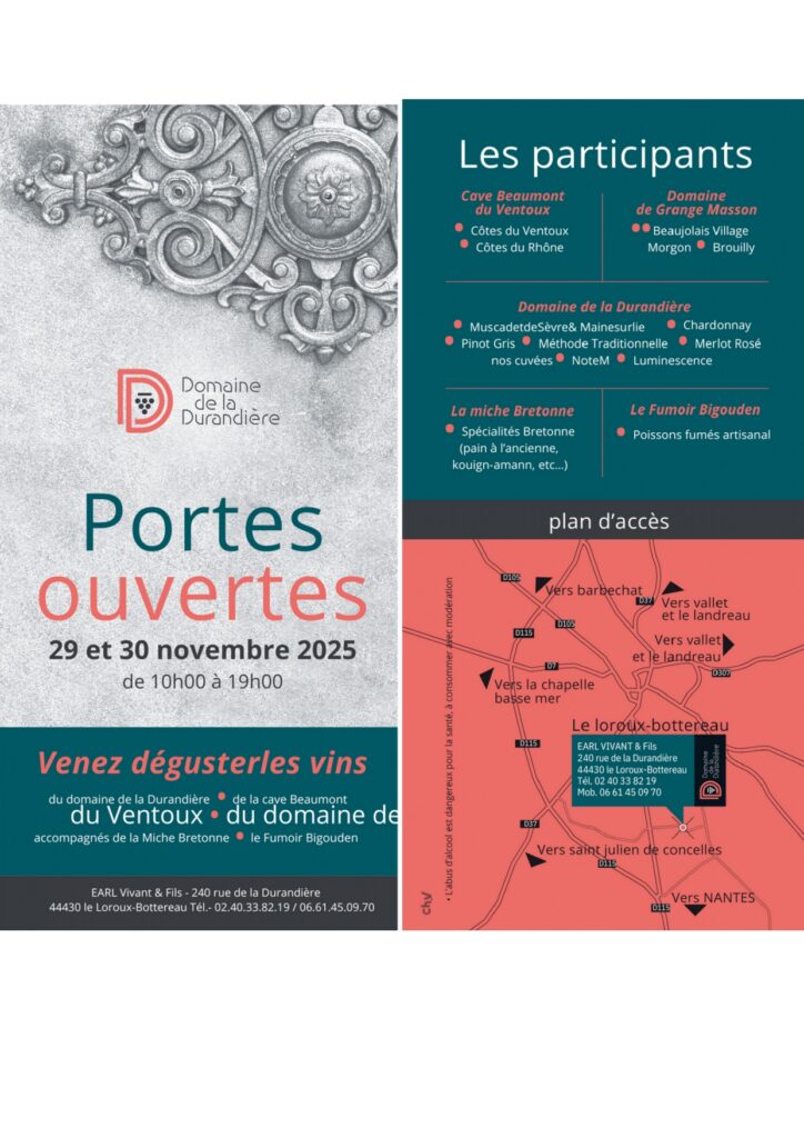 DOMAINE DE LA DURANDIERE 2025